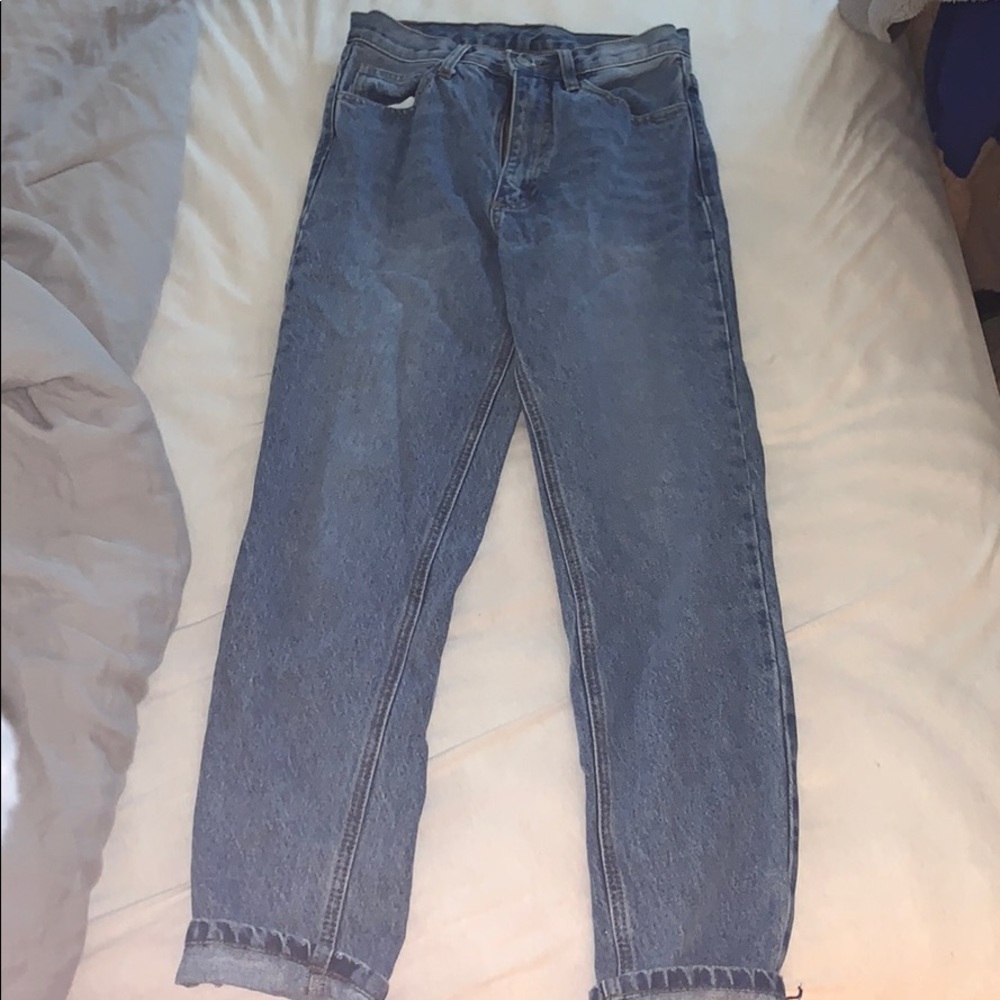 high wasted pac-sun mom jeans